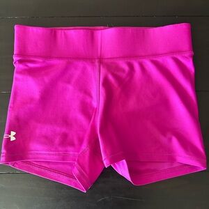 Under Armour Pink Bike Shorts